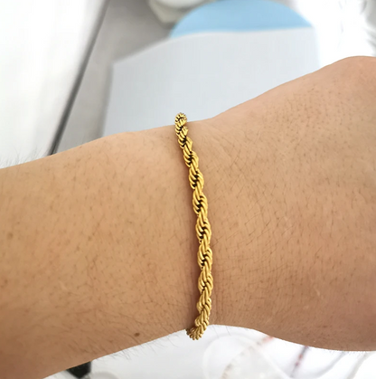 Leila - Spiralförmiges Serenity-Seilarmband