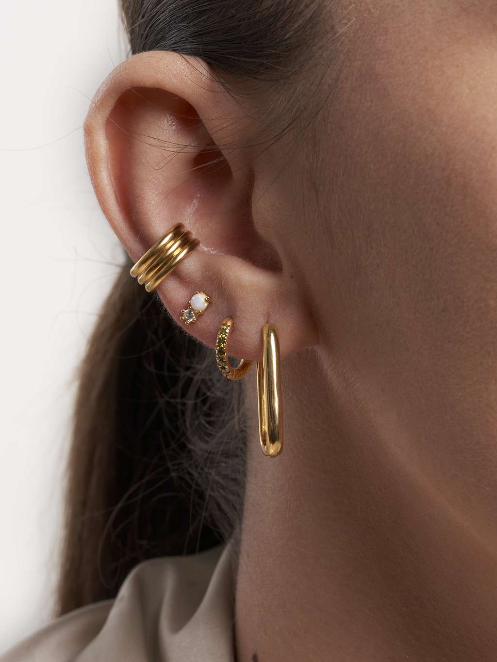 U Appeal Ohrringe Gold & Silber - Dorose | Wasserfester Schmuck, 18K vergoldet