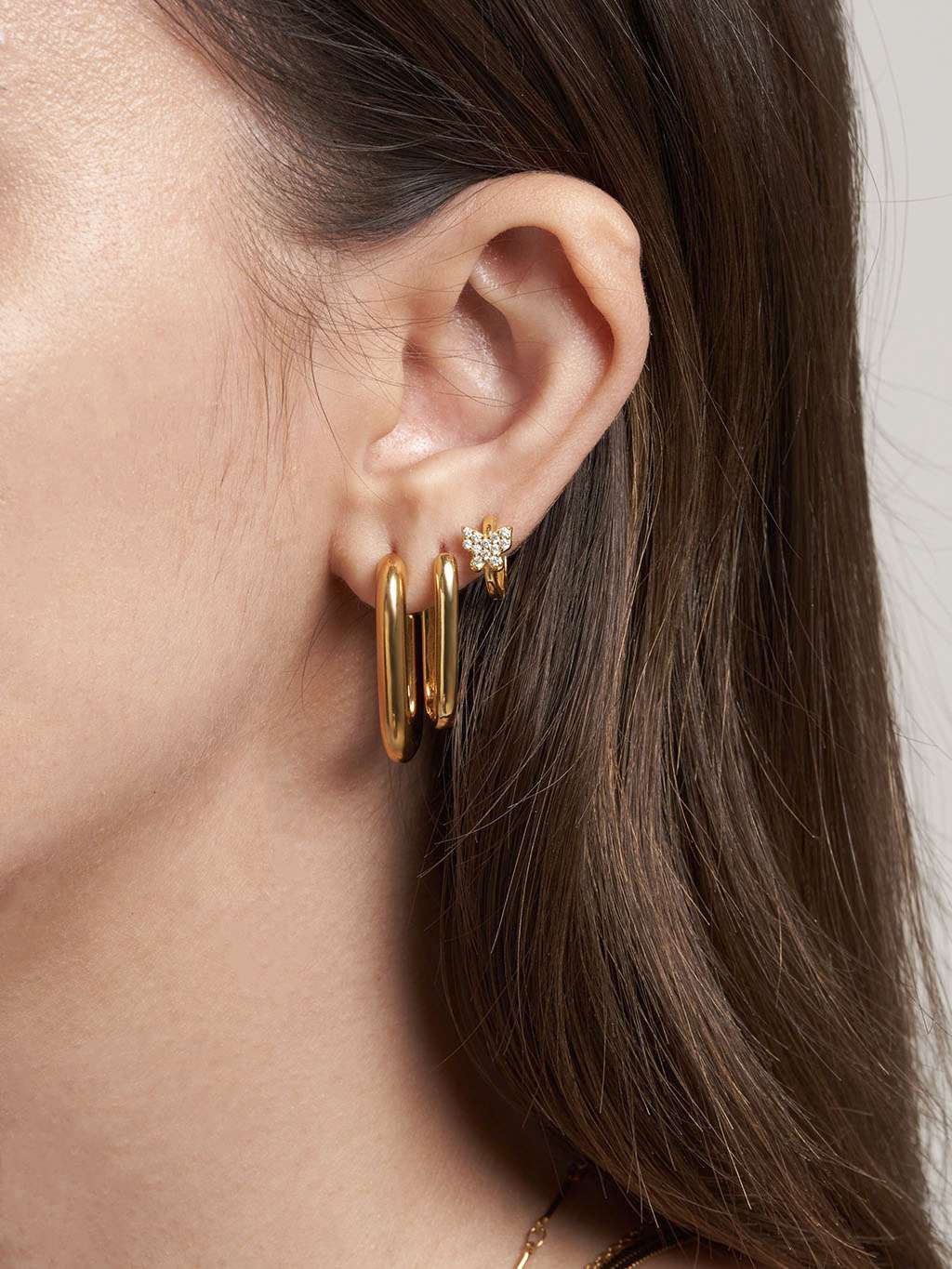 U Appeal Ohrringe Gold & Silber - Dorose | Wasserfester Schmuck, 18K vergoldet