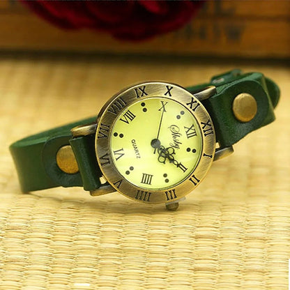 Anna - Vintage Rindslederband