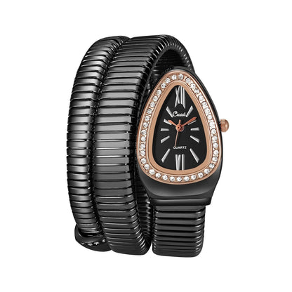 Nolanda - Edelstahl-Manschettenuhr