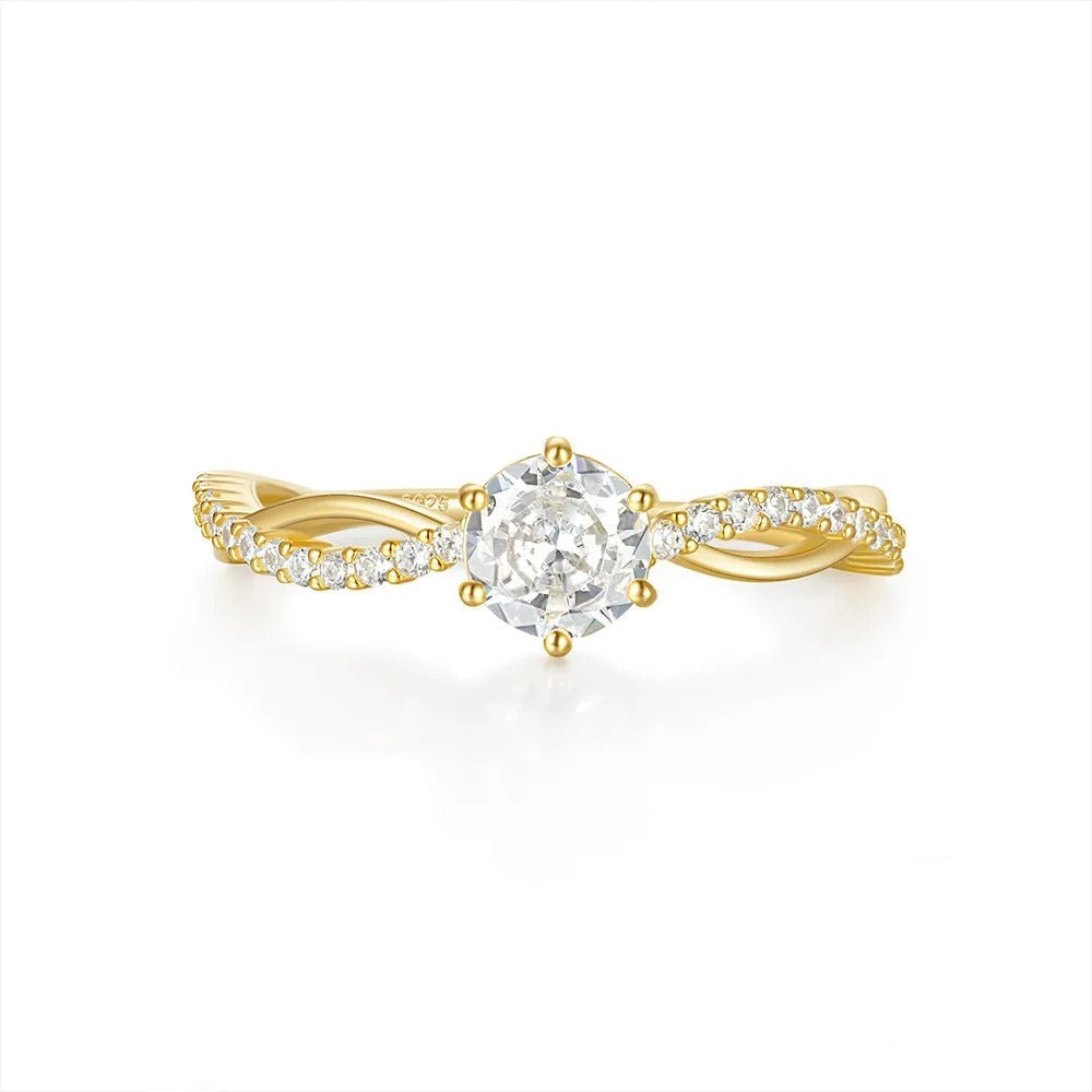 Jade - Klassischer Stein Ring