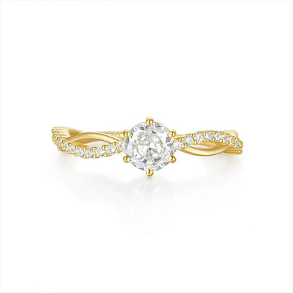 Jade - Klassischer Stein Ring