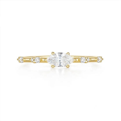 Jade - Klassischer Stein Ring