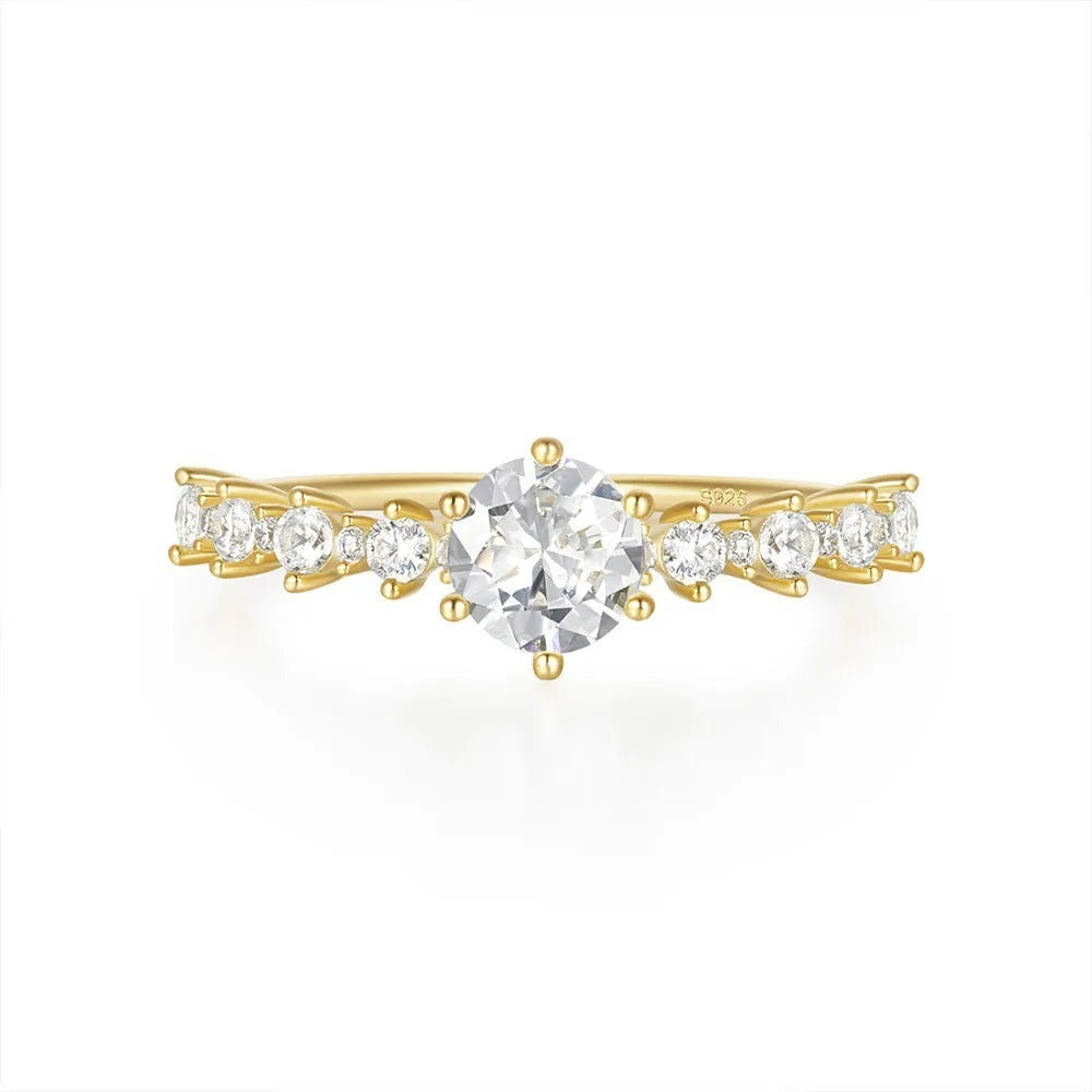 Jade - Klassischer Stein Ring