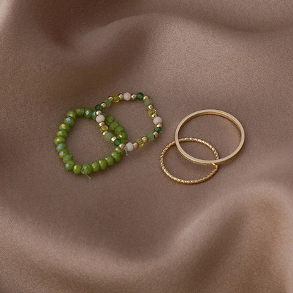 Ilaria - Zeitlose Ringe mit Kristallperlen