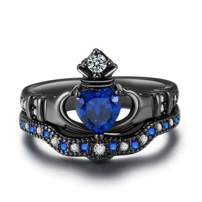 Fiona - keltischer drache blauer ring
