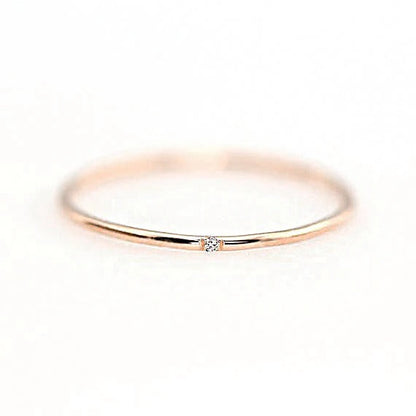 Melisande - Minimalistische gestapelte Ringe