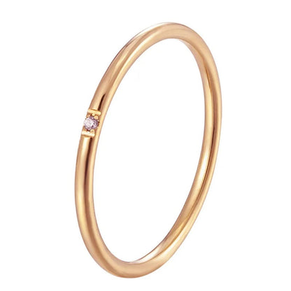 Rylen - Zarter CZ-Glanz Fingerring