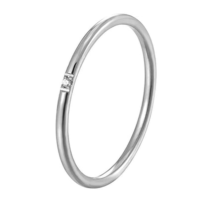 Rylen - Zarter CZ-Glanz Fingerring