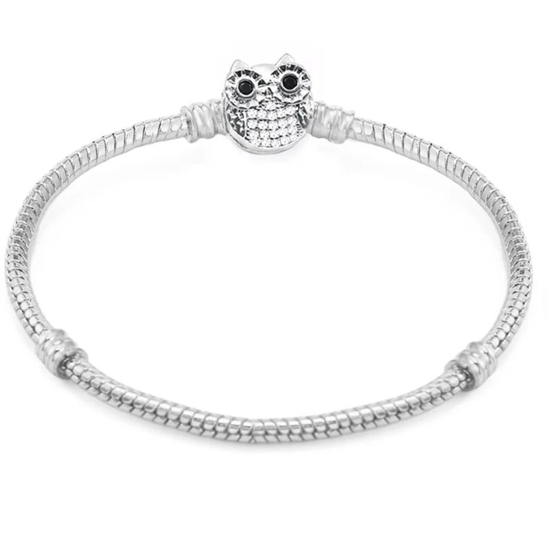 Edith - Schlangenketten Charme Armband