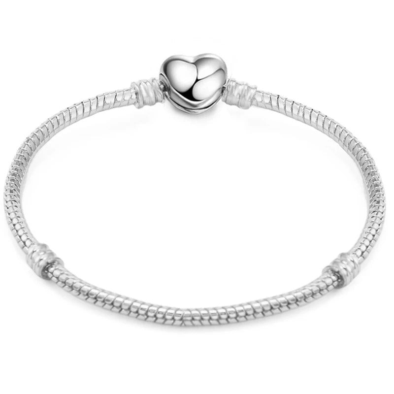 Edith - Schlangenketten Charme Armband