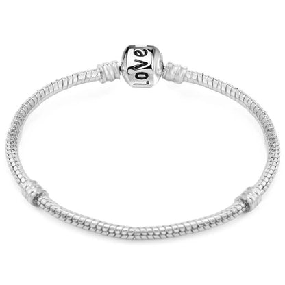 Edith - Schlangenketten Charme Armband