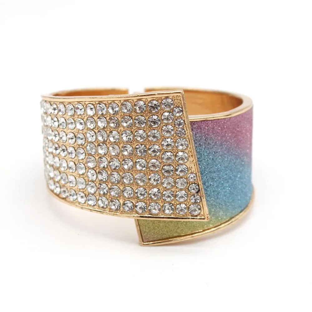 Selene - Geometrisches Kristallarmband