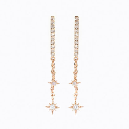 Leslie - Glamouröse CK-Reifen-Ohrringe