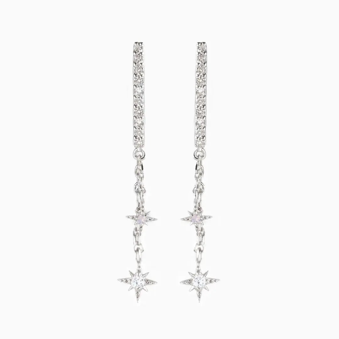 Leslie - Glamouröse CK-Reifen-Ohrringe