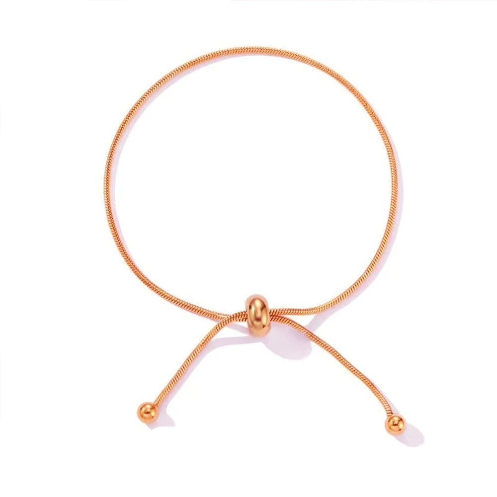 Magnolia - Verstellbares Edelstahlarmband