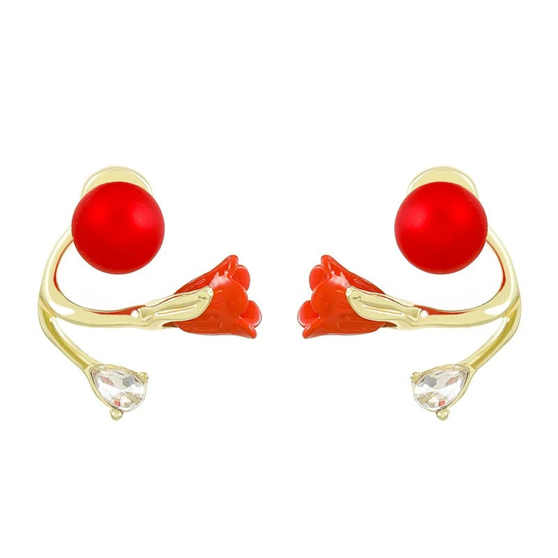 Aurora - Elegante Tulpen-Ohrringe