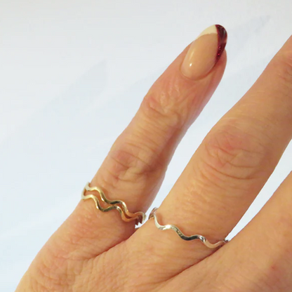 Lucill - Exquisit Meereswellen-Ring