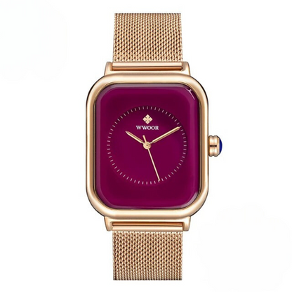 Cristina - Rectangle Minimalistische Uhr für Frauen