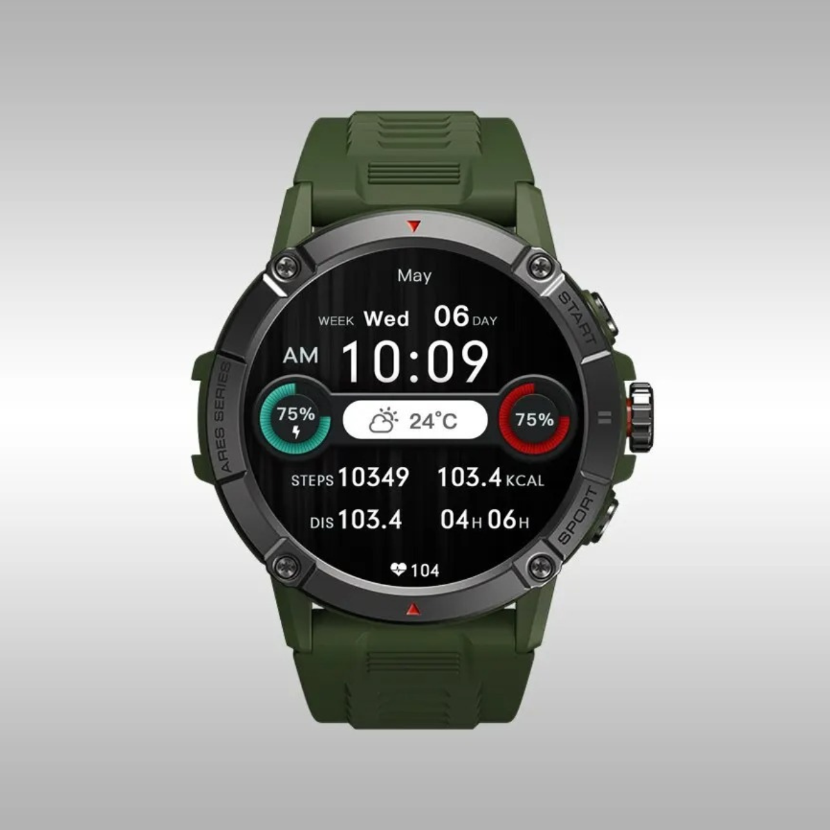 Timothy - Smartwatch mit Multifunktionsdisplay