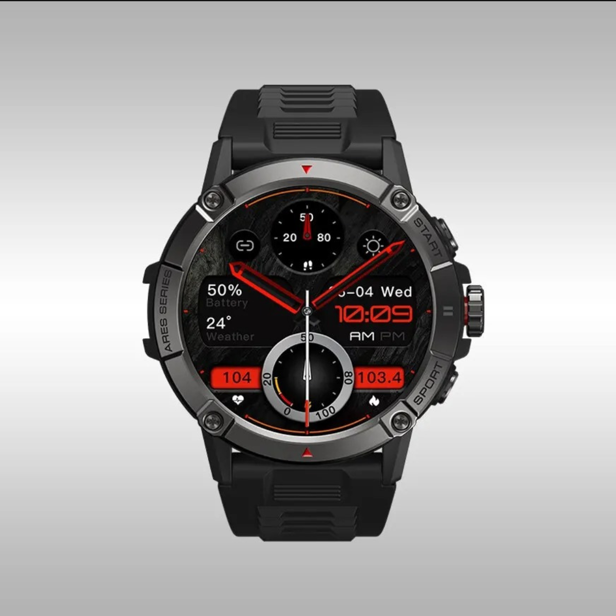 Timothy - Smartwatch mit Multifunktionsdisplay