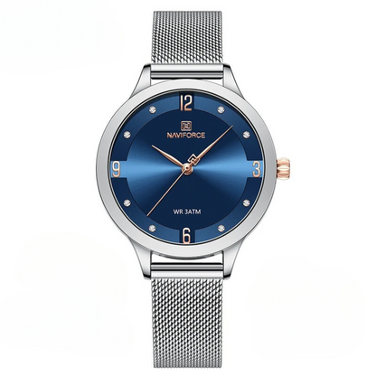 Mariam - Edelstahl Mesh Uhr