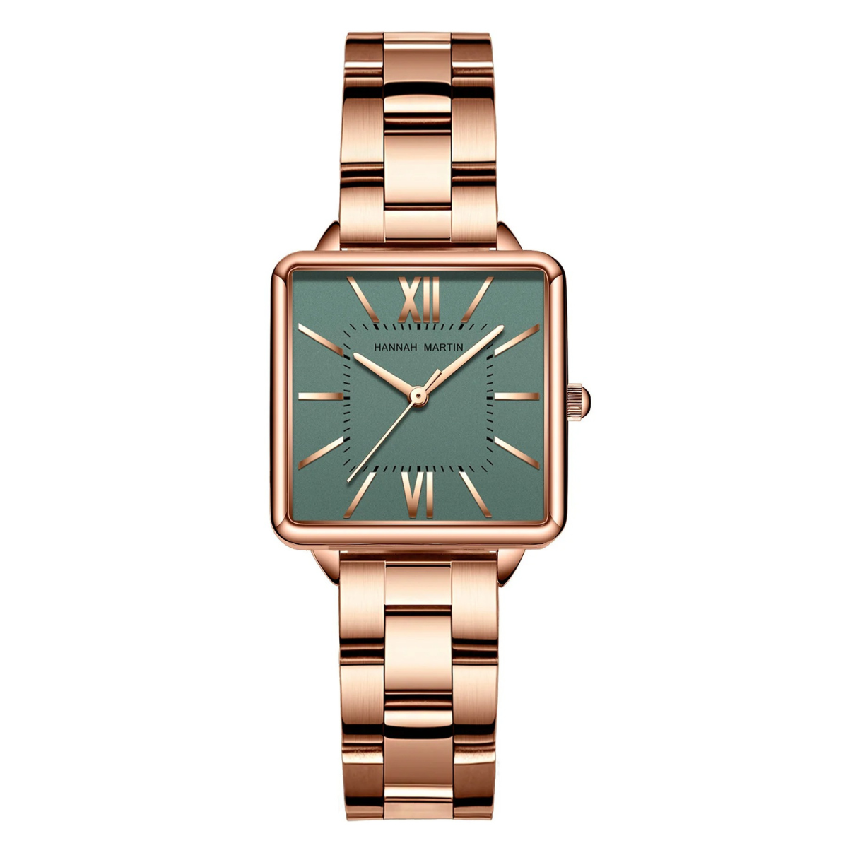 Helene - Stahluhr mit Quadratischem Zifferblatt