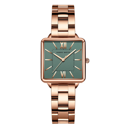 Helene - Stahluhr mit Quadratischem Zifferblatt