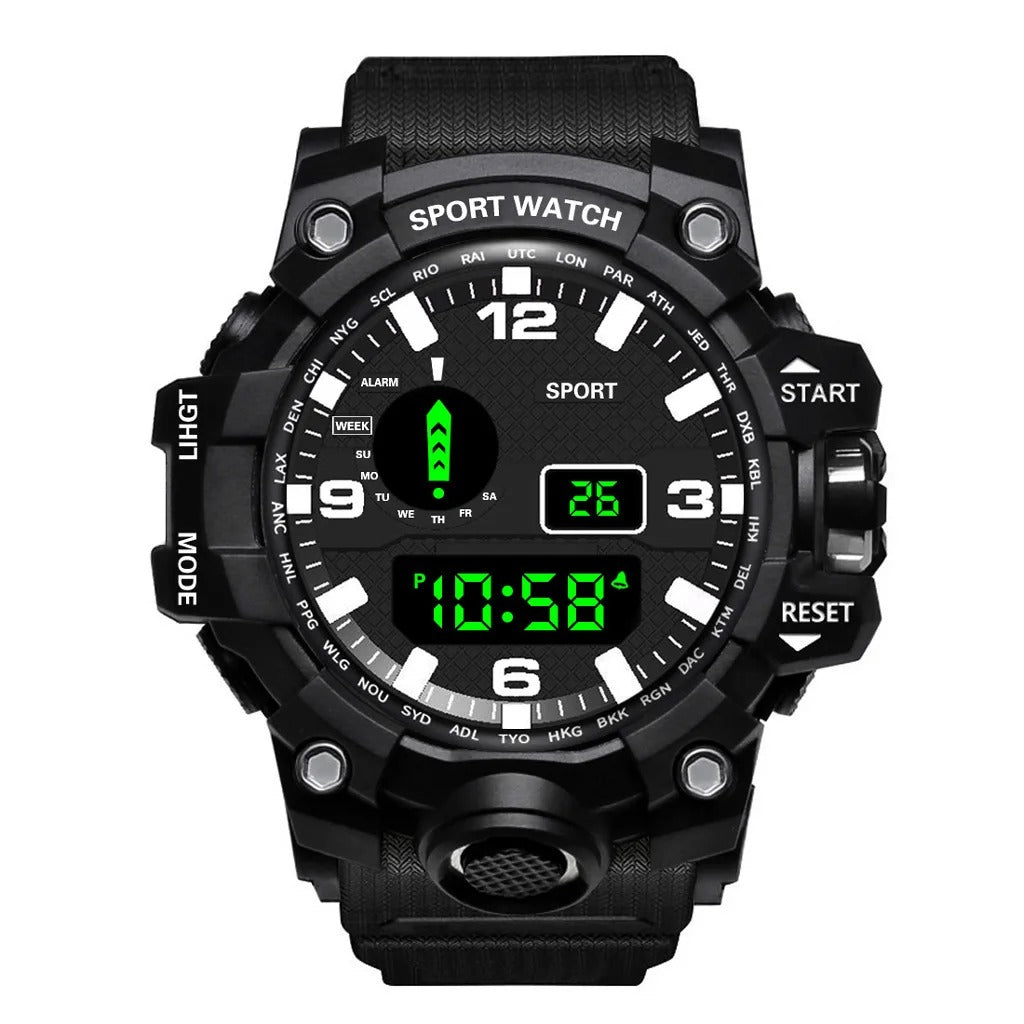 Teun - Digital Waterproof Herrenuhr