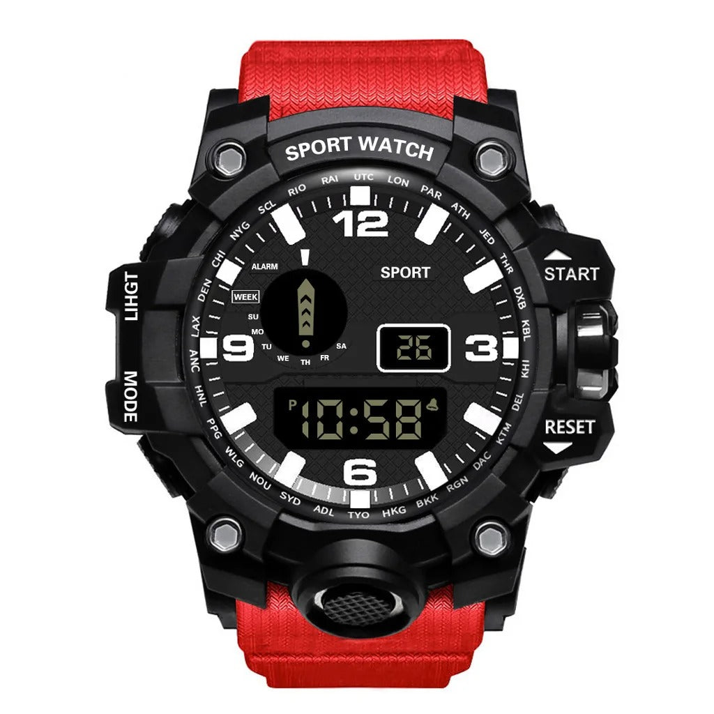Teun - Digital Waterproof Herrenuhr
