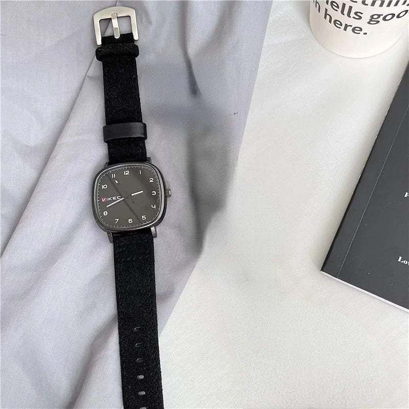 Florence - Vintage Dial Lederuhr für Frauen