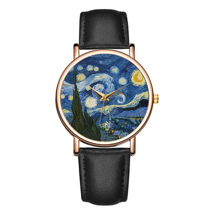 Dani - Leder Starry Sky Uhr