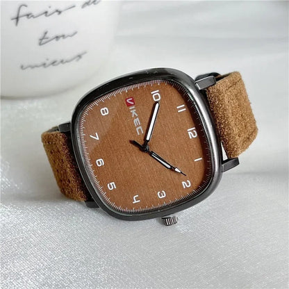 Florence - Vintage Dial Lederuhr für Frauen