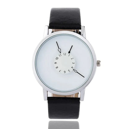 Sofia - Lederuhr mit Rundem Zifferblatt für Frauen