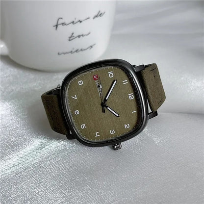 Florence - Vintage Dial Lederuhr für Frauen