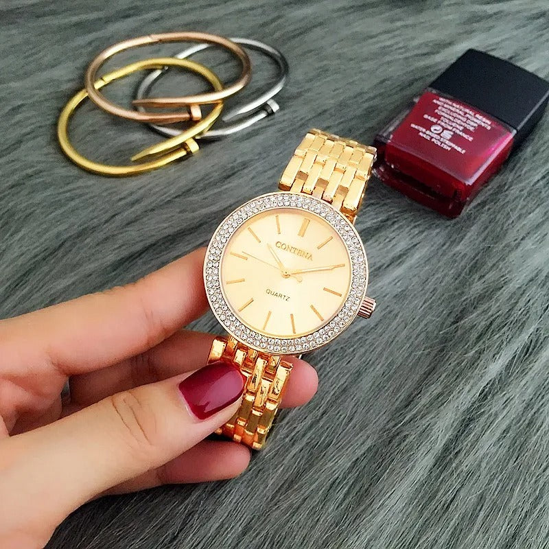 Ava - Luxury Quartz Uhr für Frauen