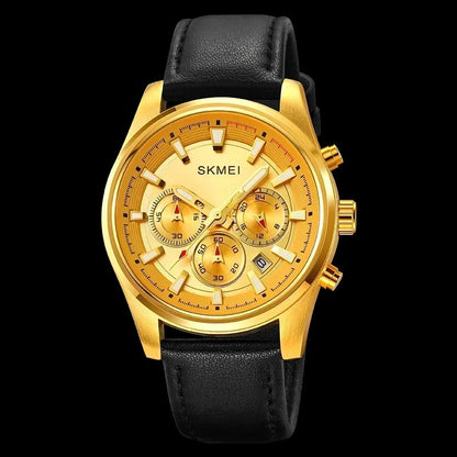 Lincoln - Casual Uhr mit echtem Lederarmband