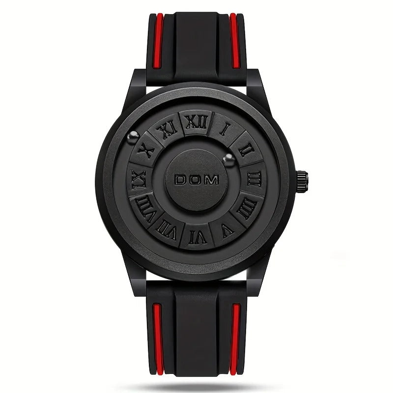 Adam - Schlanke Uhr mit Kautschukarmband