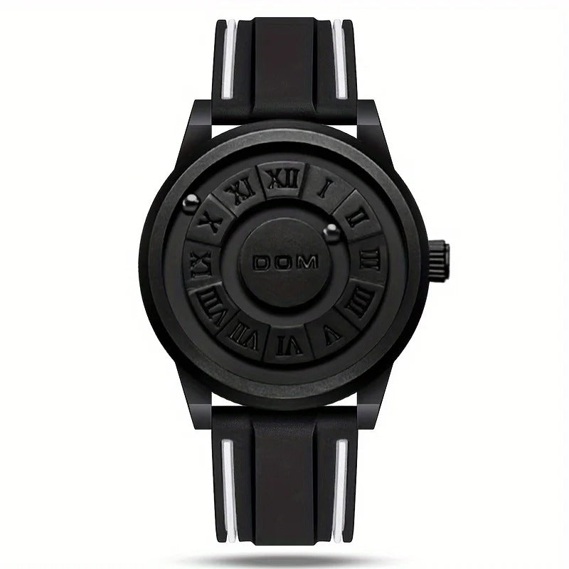 Adam - Schlanke Uhr mit Kautschukarmband